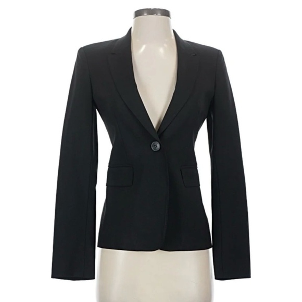 Burberry 100% Wool NWT Black sleek Blazer - Picture 1 of 8